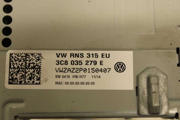 RADIO VW RNS315 CODE INCONNU - Vue 3
